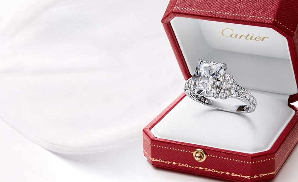 cartier-engagement-ring-box | the 